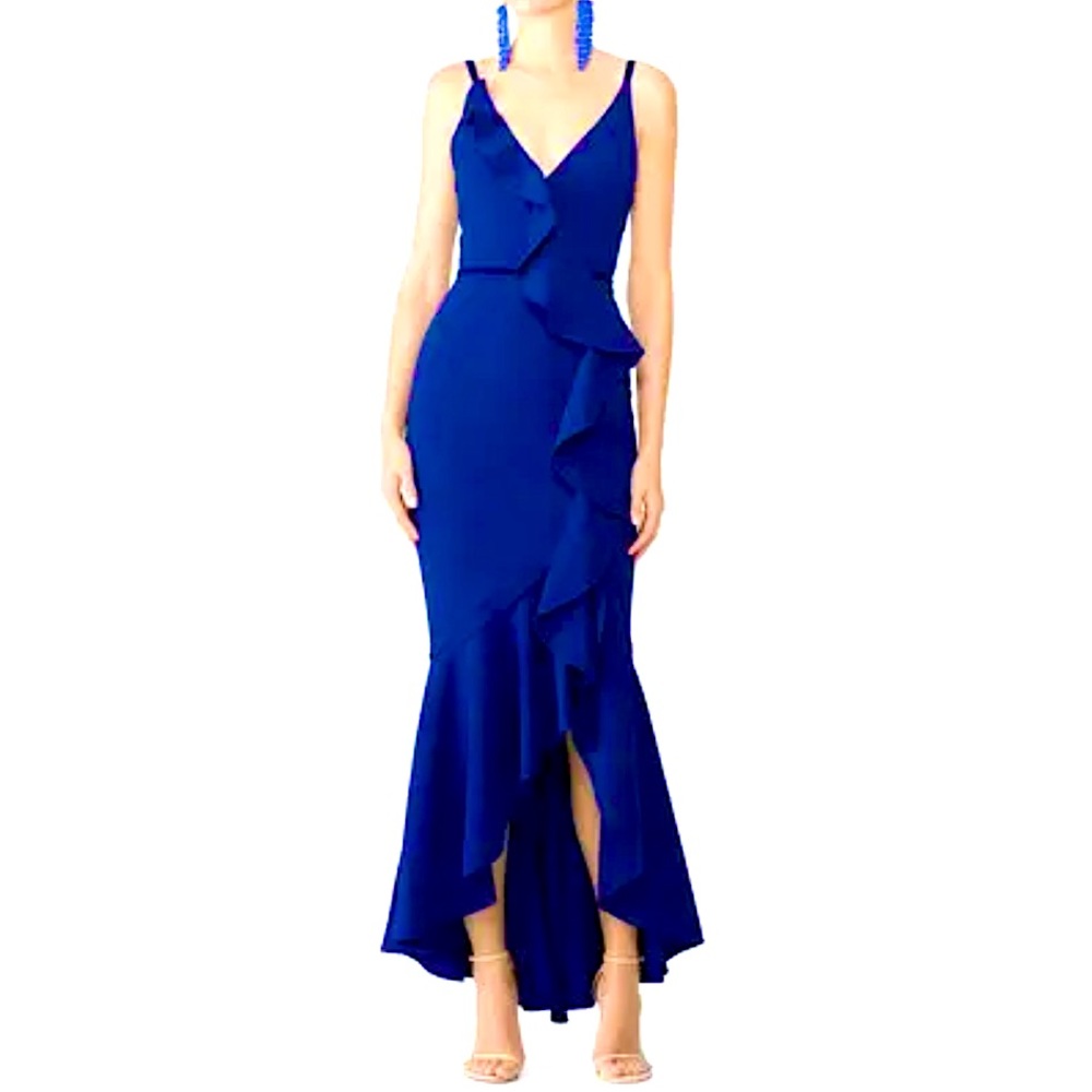 Marchesa Notte
Royal Blue Ruffle Gown 💙
